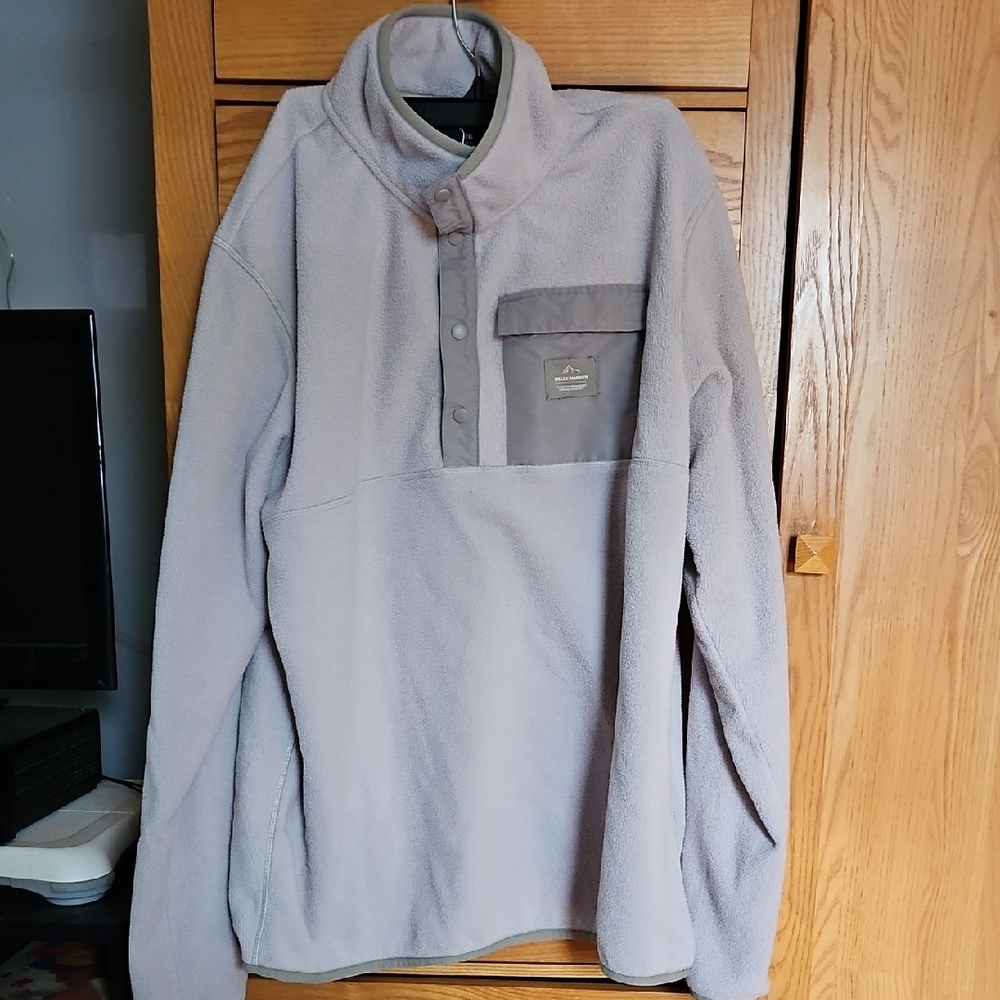 Helly Hansen Gray Fleece With Logo Patch - image 1